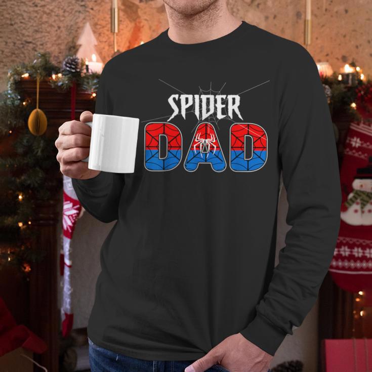 Dad And Mom Spider Family Matching Birthday Halloween Men Long Sleeve T-Shirt Dad And Mom Spider Family Matching Birthday Halloween Men Long Sleeve T-Shirt