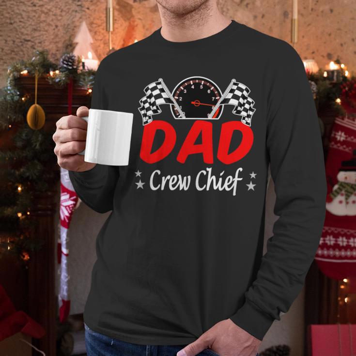 Dad Pit Crew Chief Racing Birthday Childs Party Fun Men Long Sleeve T-Shirt Dad Pit Crew Chief Racing Birthday Childs Party Fun Men Long Sleeve T-Shirt