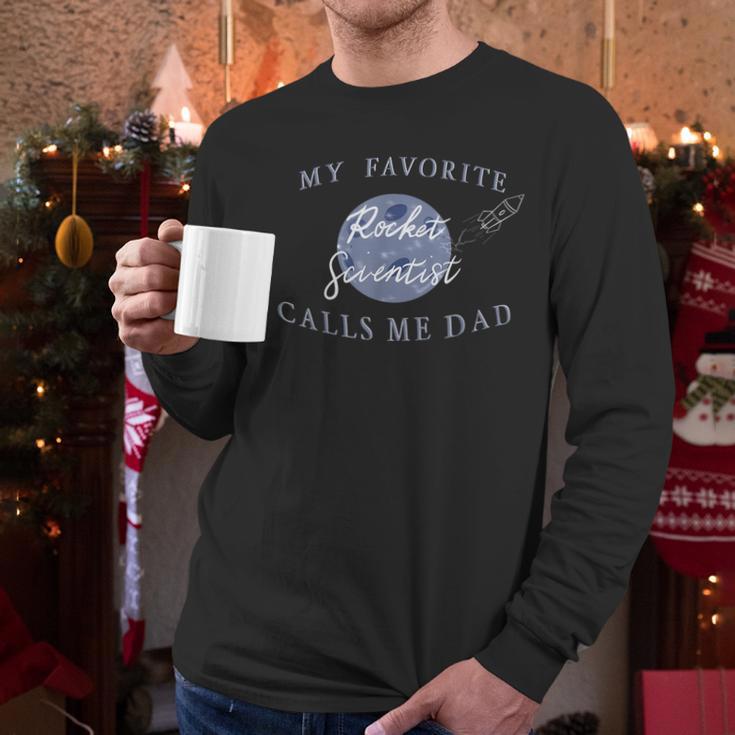 Dad Rocket Scientist Men Long Sleeve T-Shirt