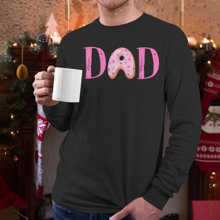 Dad Of The Sweet One Birthday Donut Girl 1st Birthday Men Long Sleeve T-Shirt Dad Of The Sweet One Birthday Donut Girl 1st Birthday Men Long Sleeve T-Shirt