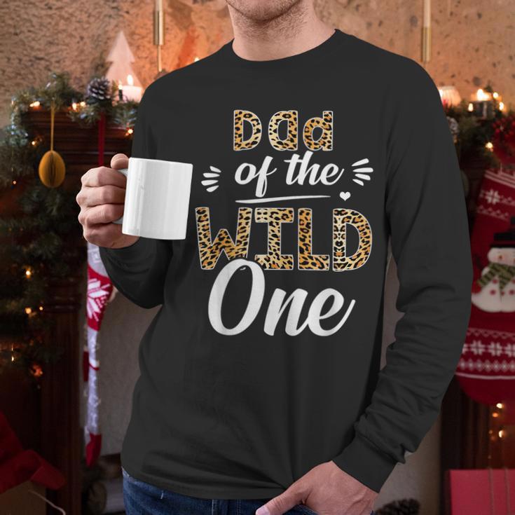 Dad Of The Wild One Zoo Themed 1st Birthday Party Men Long Sleeve T-Shirt Dad Of The Wild One Zoo Themed 1st Birthday Party Men Long Sleeve T-Shirt