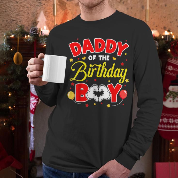 Daddy Of The Birthday Boy Matching Dad Son Family Birthday Men Long Sleeve T-Shirt Daddy Of The Birthday Boy Matching Dad Son Family Birthday Men Long Sleeve T-Shirt