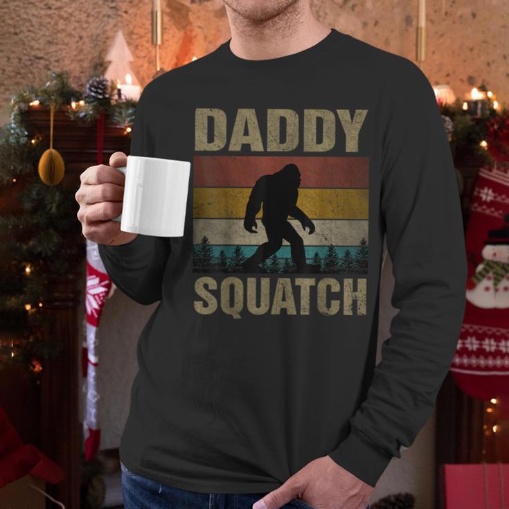 Daddy Squatch Bigfoot Dad Sasquatch Yeti Family Matching Men Long Sleeve T-Shirt