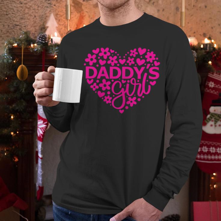 Daddy's Girl Father's Day Idea For a New Dad Men Long Sleeve T-Shirt
