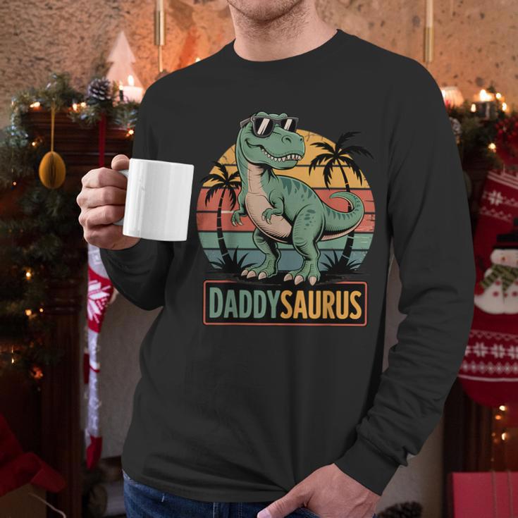 DaddysaurusRex Dinosaur Daddy Saurus Family Matching Dad Men Long Sleeve T-Shirt DaddysaurusRex Dinosaur Daddy Saurus Family Matching Dad Men Long Sleeve T-Shirt