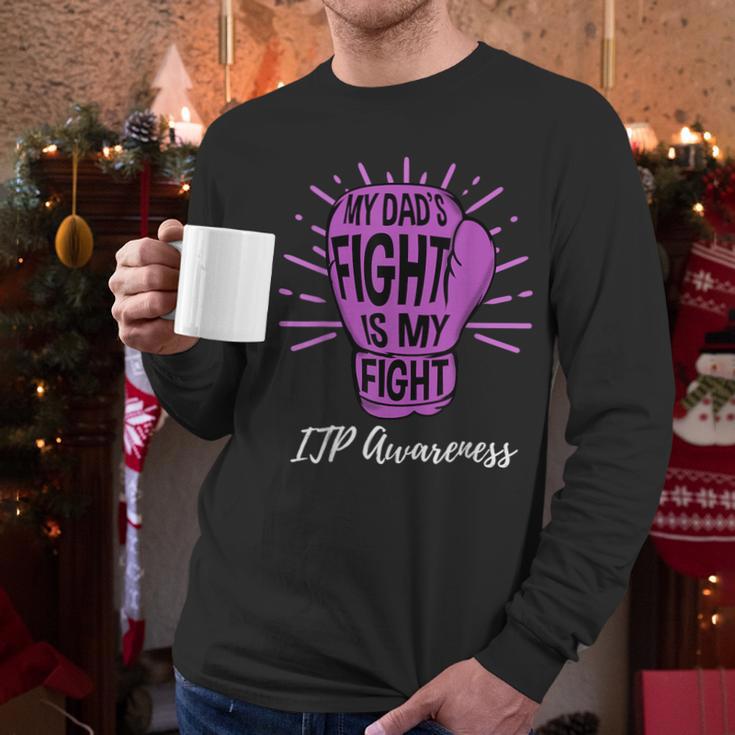 My Dads Fight Is My Fight Immune ITP Awareness Men Long Sleeve T-Shirt