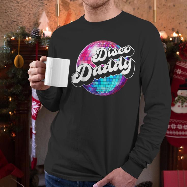 Disco Daddy 60's 70s Disco Dad Men Long Sleeve T-Shirt