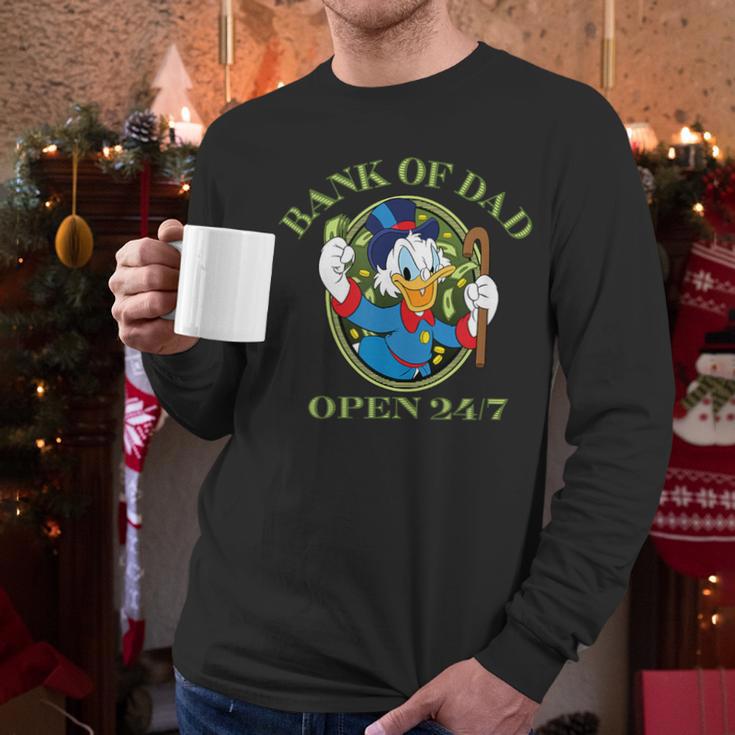 Disney DuckTales Bank Of Dad Small Men Long Sleeve T-Shirt Disney DuckTales Bank Of Dad Small Men Long Sleeve T-Shirt