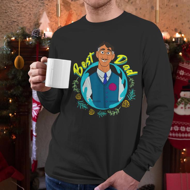 Disney Encanto Agustin Madrigal Best Dad Portrait Small Men Long Sleeve T-Shirt