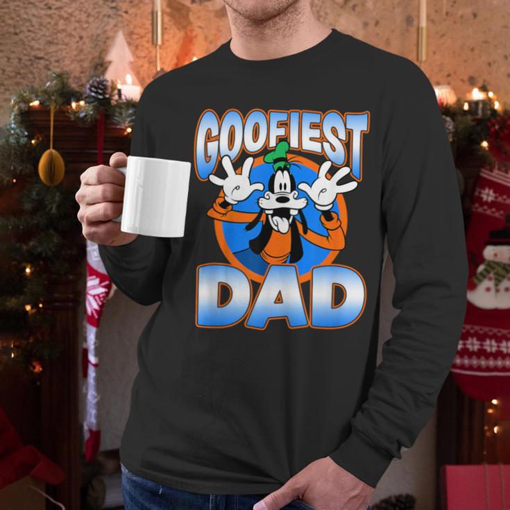 Disney Mickey And Friends Father's Day Goofiest Dad Vintage Men Long Sleeve T-Shirt
