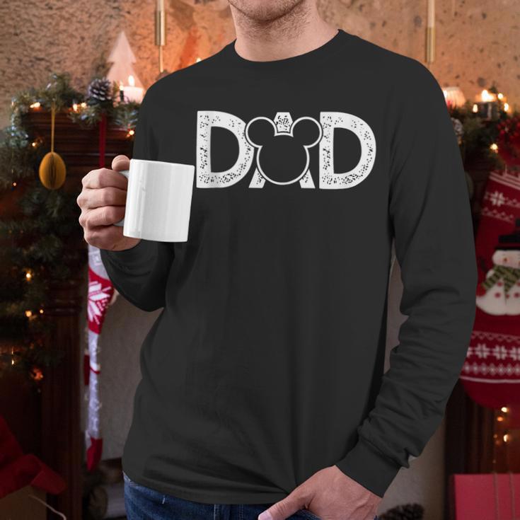 Disney Mickey Mouse Dad Small Men Long Sleeve T-Shirt