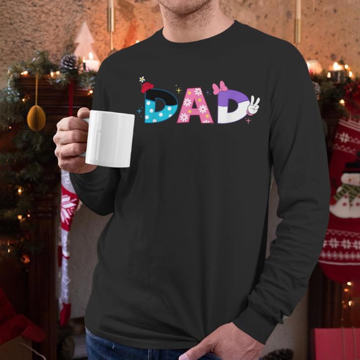 Disney Minnie Mouse And Daisy Duck Dad Father's Day Birthday Men Long Sleeve T-Shirt