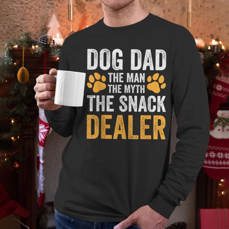 Dog Dad The Man The Myth The Snack Dealer Men Long Sleeve T-Shirt