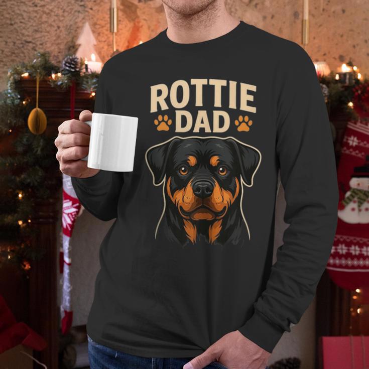 Dog Owner Dad Rottweiler Rottie Dad Men Long Sleeve T-Shirt Dog Owner Dad Rottweiler Rottie Dad Men Long Sleeve T-Shirt