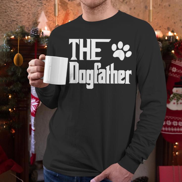The Dogfather Dog Father Dad Men Long Sleeve T-Shirt