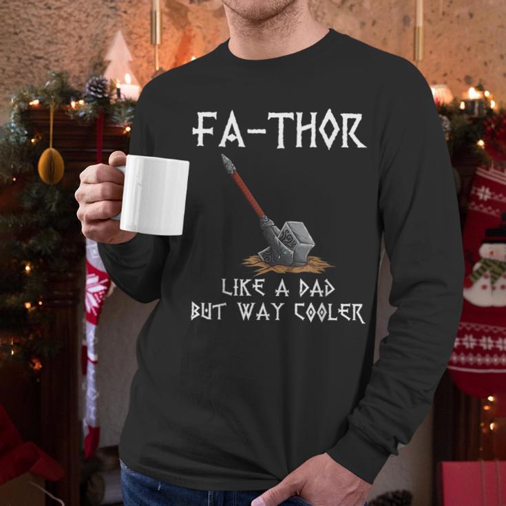 FA-Thor Fathers Day Tshirt Dad Father Men Long Sleeve T-Shirt