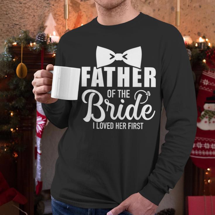 Father Of The Bride Father Dad Bride Wedding Stag Night Men Long Sleeve T-Shirt Father Of The Bride Father Dad Bride Wedding Stag Night Men Long Sleeve T-Shirt