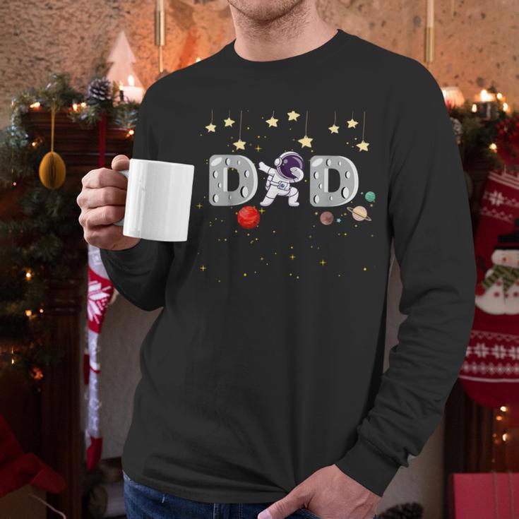 Father's Day Dad Astronaut Space Birthday Planets Daddy Men Long Sleeve T-Shirt Father's Day Dad Astronaut Space Birthday Planets Daddy Men Long Sleeve T-Shirt