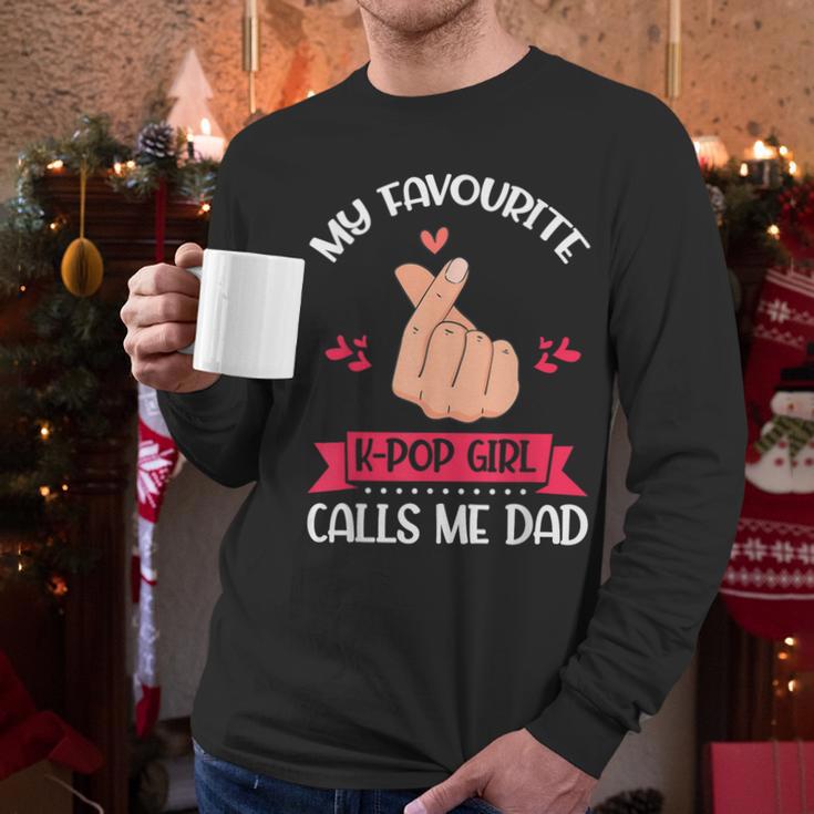 My Favorite K-Pop Girl Calls Me Dad K-Pop Girl Men Long Sleeve T-Shirt My Favorite K-Pop Girl Calls Me Dad K-Pop Girl Men Long Sleeve T-Shirt