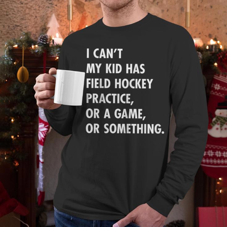Field Hockey Mom And Dad Practice Game Men Long Sleeve T-Shirt