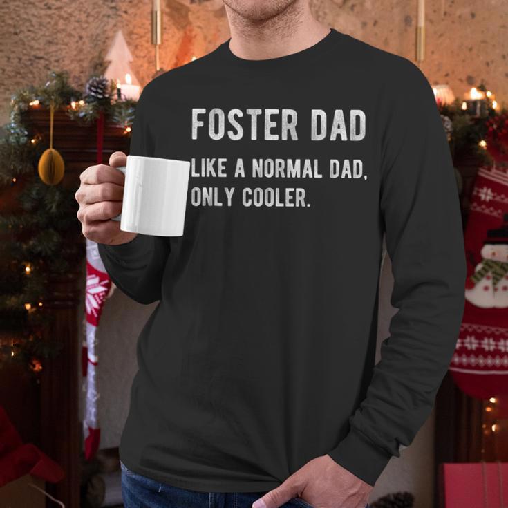 Foster Dad Definition Foster Parent Men Long Sleeve T-Shirt