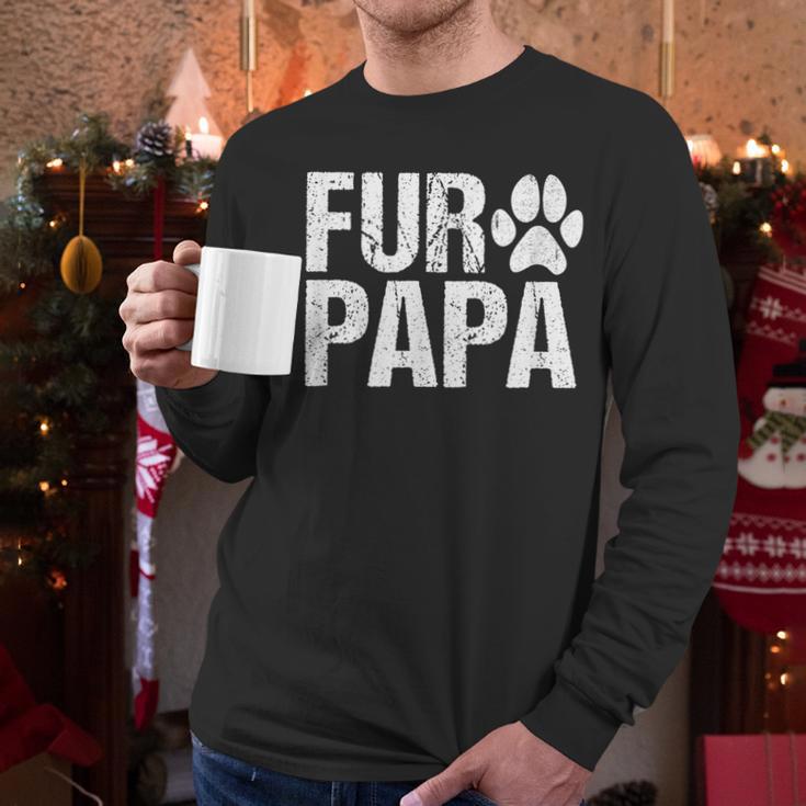 Fur Papa Shirt Pet Lover Dog Dad T-Shirt Fathers Day For Men Men Long Sleeve T-Shirt Fur Papa Shirt Pet Lover Dog Dad T-Shirt Fathers Day For Men Men Long Sleeve T-Shirt