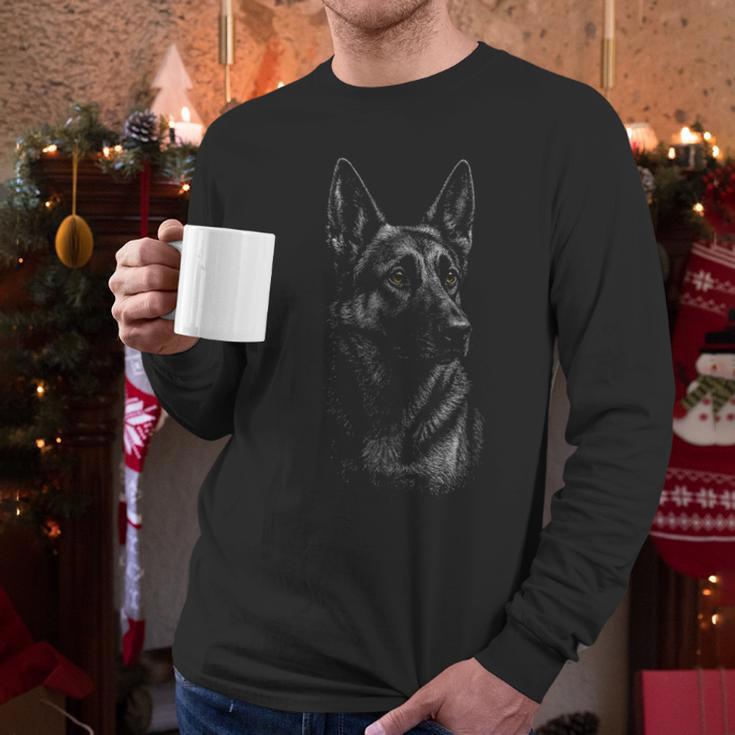 German Shepherd Dog Lover For Dog Mom Dad Men Women Men Long Sleeve T-Shirt