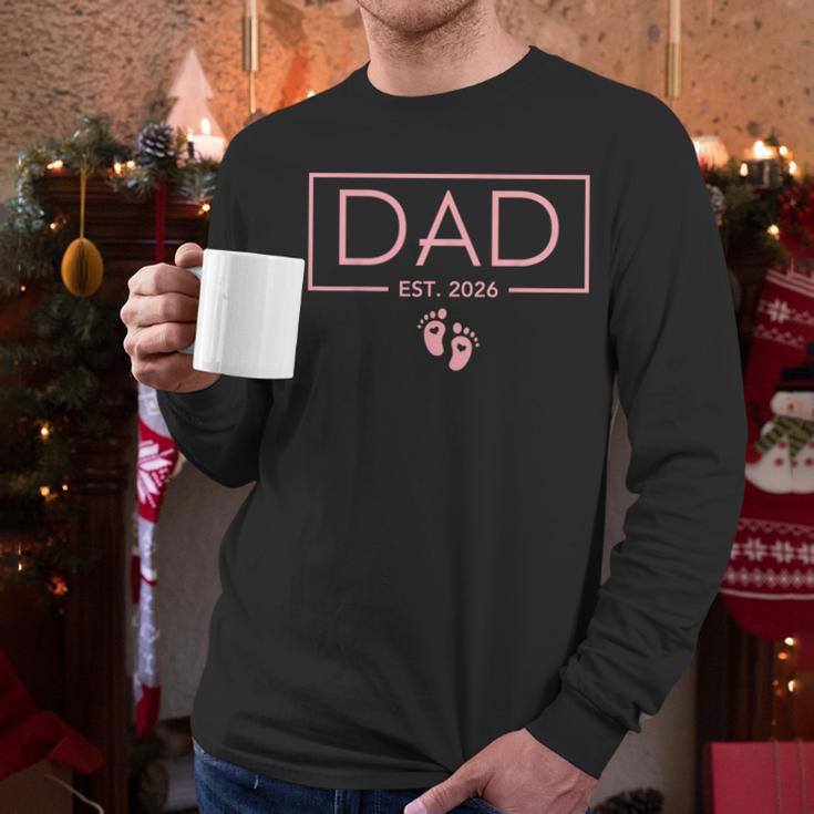 Girl Dad Est 2026 First Time Girl Dad To Be Men Long Sleeve T-Shirt