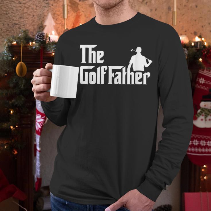 Golffather Father Dad Golfer Golfing Golf Club Putter Men Long Sleeve T-Shirt