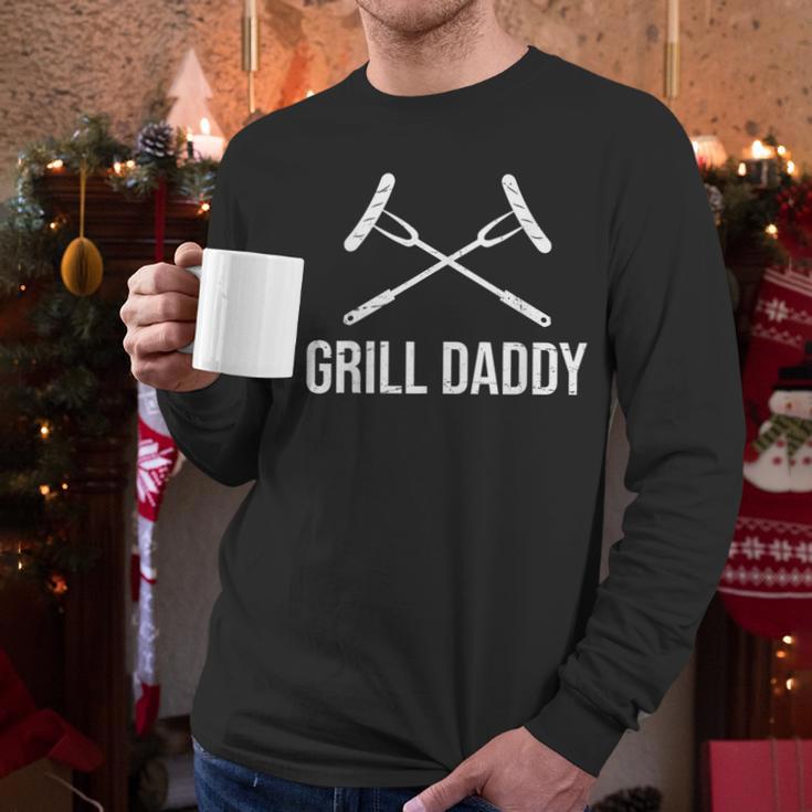 Grill Daddy Grillfather-Grill Dad Men Long Sleeve T-Shirt