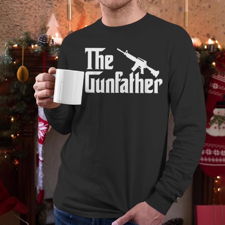 The Gun Father Gun Owner Shirts For Dad T-Shirt Men Long Sleeve T-Shirt