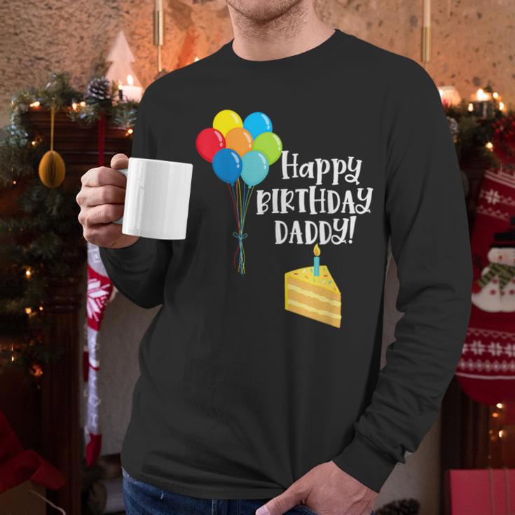 Happy Birthday Daddy Cute Toddler Dad's Birthday Party Men Long Sleeve T-Shirt