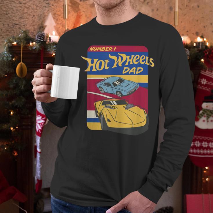 Hot Wheels Father's Day Number 1 Dad Men Long Sleeve T-Shirt Hot Wheels Father's Day Number 1 Dad Men Long Sleeve T-Shirt