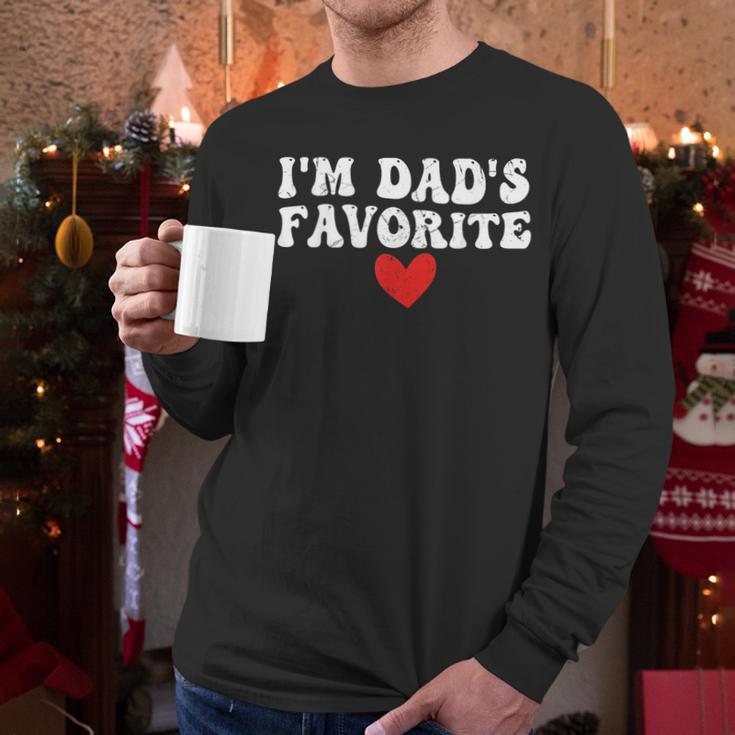 I'm Dad's Favorite Sarcastic Father's Day Men Long Sleeve T-Shirt I'm Dad's Favorite Sarcastic Father's Day Men Long Sleeve T-Shirt