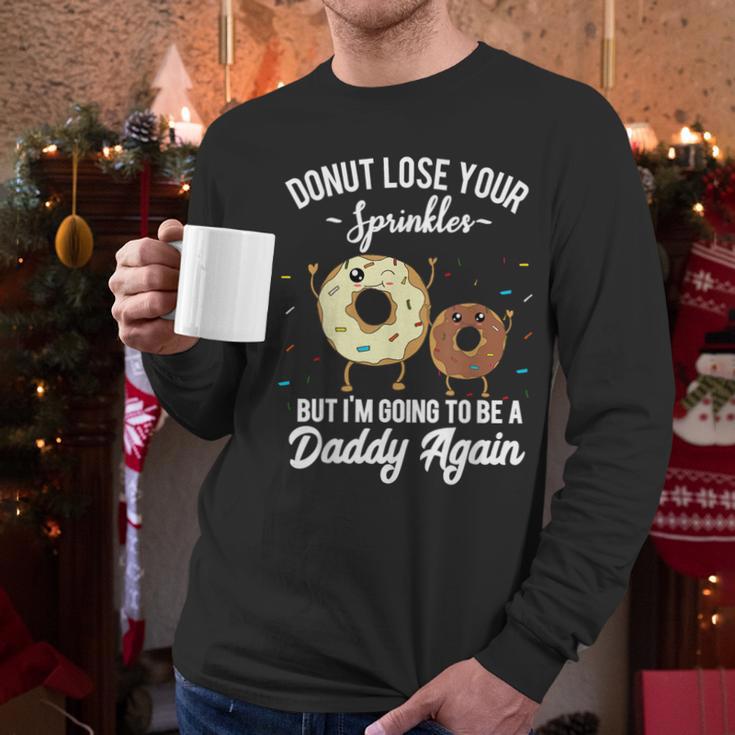 I'm Going To Be a Daddy Again Pregnancy Announcement Quote Men Long Sleeve T-Shirt I'm Going To Be a Daddy Again Pregnancy Announcement Quote Men Long Sleeve T-Shirt