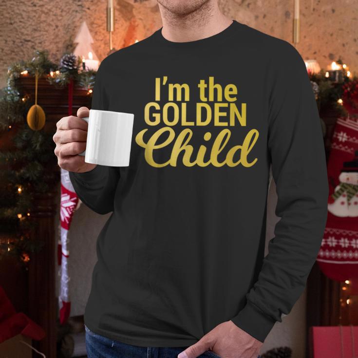 I'm The Golden Child For MomDad's Favorite Child T-Shirt Men Long Sleeve T-Shirt