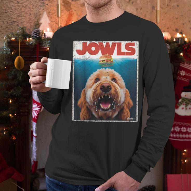 Labradoodle Jowls Tee Fawn Lab Doodle Mom Top Dad Men Long Sleeve T-Shirt