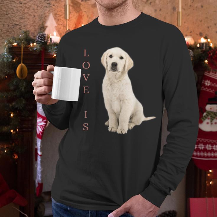 Labrador Retriever Shirt Women Men Lab Mom Dad Dog Tee Men Long Sleeve T-Shirt