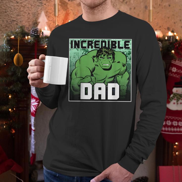 Marvel Comics Avengers Father's Day Hulk Incredible Dad Men Long Sleeve T-Shirt