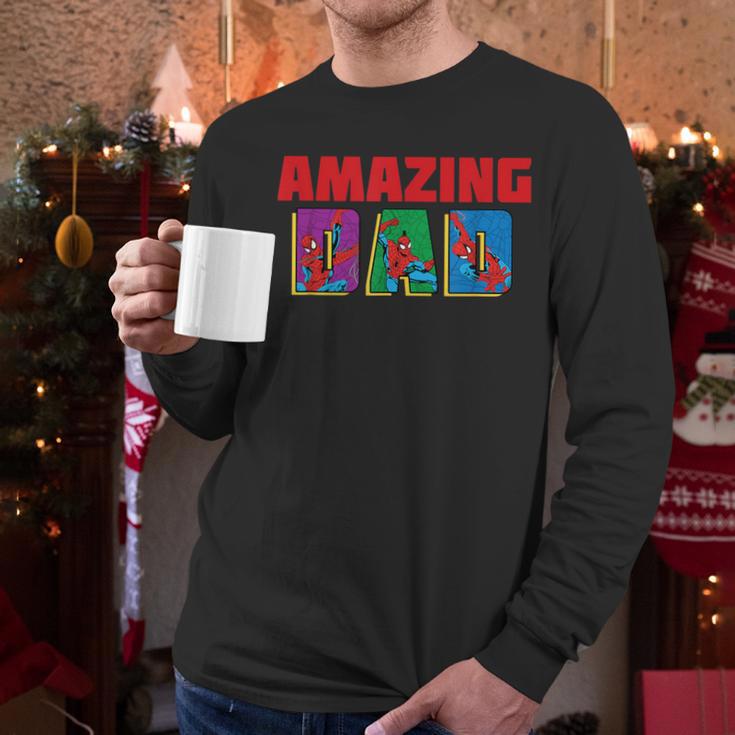 Marvel Spider-Man Amazing Dad Birthday Father’s Day Men Long Sleeve T-Shirt