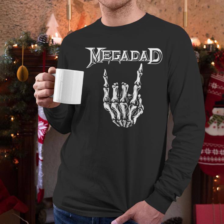 Megadad Retro 90s Hard Rock Band Heavy Metal Father's Day Men Long Sleeve T-Shirt Megadad Retro 90s Hard Rock Band Heavy Metal Father's Day Men Long Sleeve T-Shirt