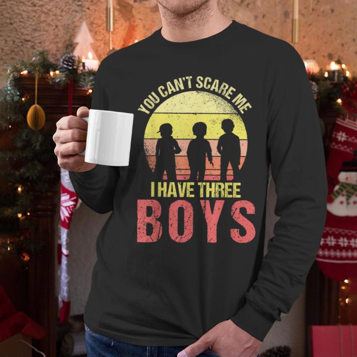 Mom Of 3 Boys Dad I Have Three Boys Dad Of 3 Boys Mom Of 3 Men Long Sleeve T-Shirt Mom Of 3 Boys Dad I Have Three Boys Dad Of 3 Boys Mom Of 3 Men Long Sleeve T-Shirt