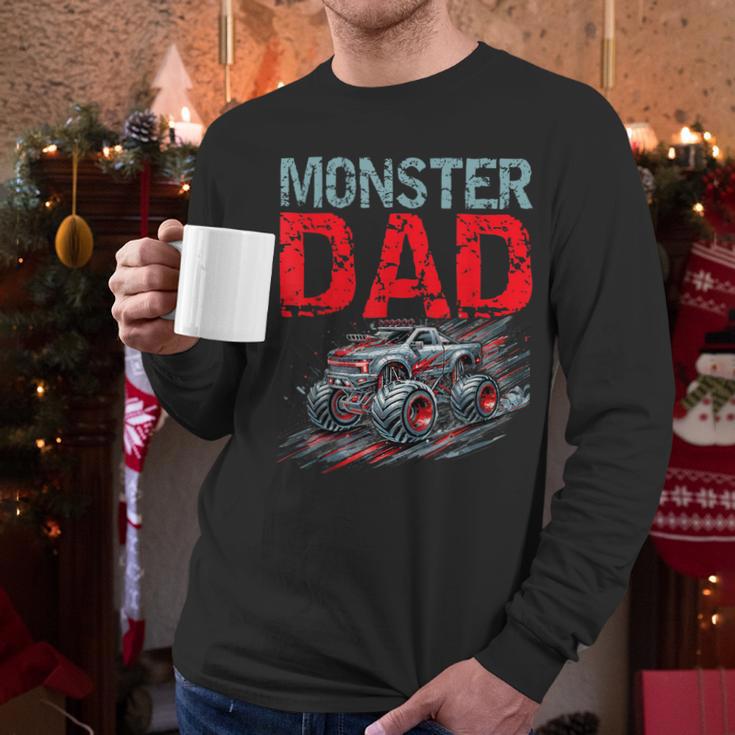 Monster Truck Dad Father's Day Men Men Long Sleeve T-Shirt