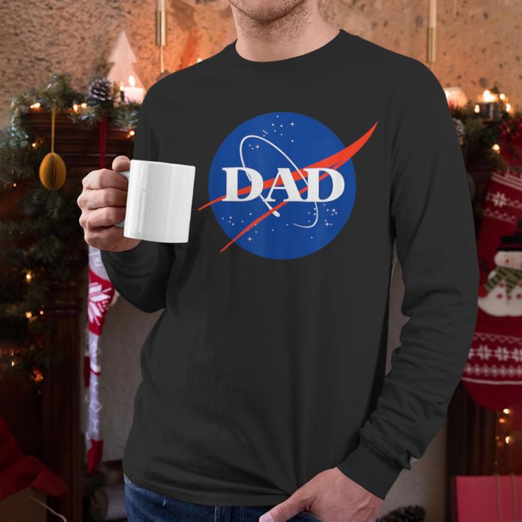 NASA Inspired DAD Meatball Men Long Sleeve T-Shirt