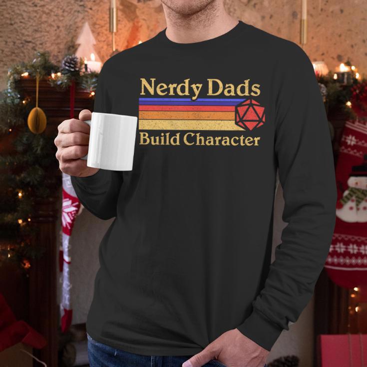 Nerdy Dads Dice For Tabletop RPG New Father Men Long Sleeve T-Shirt Nerdy Dads Dice For Tabletop RPG New Father Men Long Sleeve T-Shirt