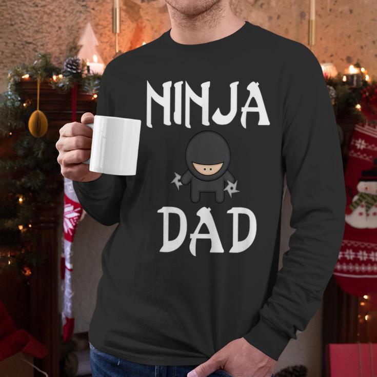 Ninja Dad Tshirt Ninja Shirt Ninja Tshirts Father Men Long Sleeve T-Shirt