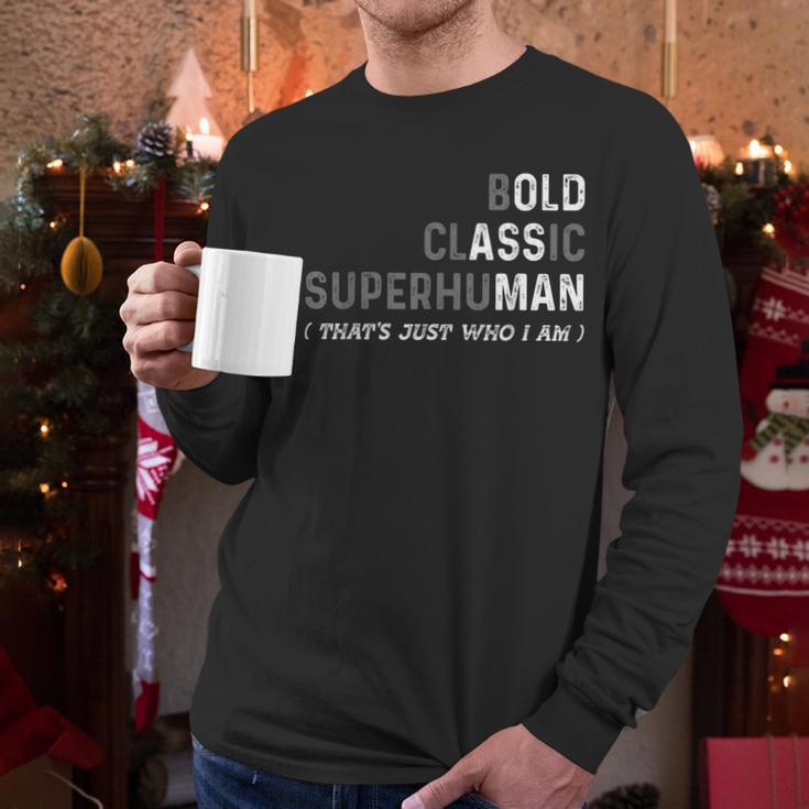 Old Man Gag Dad Father's Day Husband Birthday Grandpa Men Long Sleeve T-Shirt