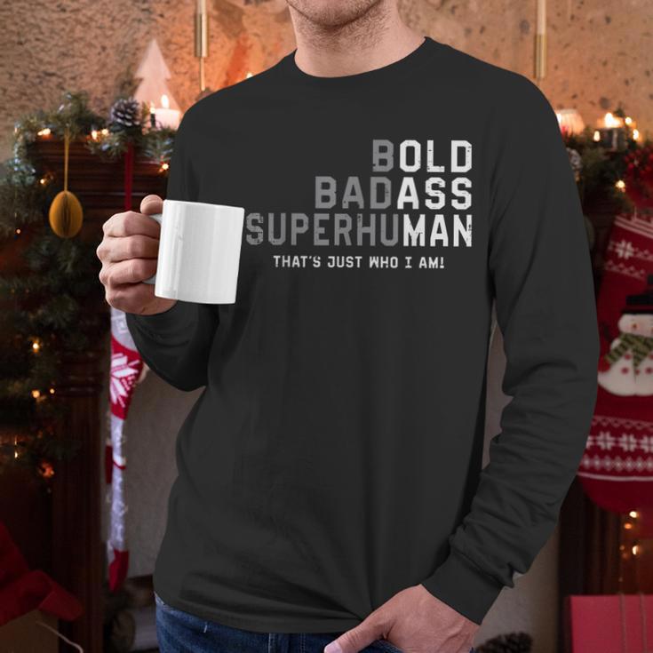 Old Man Saying Gag Fathers Day Birthday Dad Men Men Long Sleeve T-Shirt