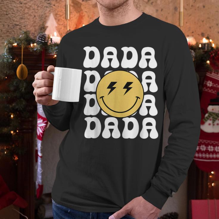 One Happy Family Birthday Matching Apparel Dada One Happy Dude Birthday Theme Family Matching Adult Child Short Sleeve Crew Neck Classic Fit Polyester 50 Cotton 50 Men Long Sleeve T-Shirt