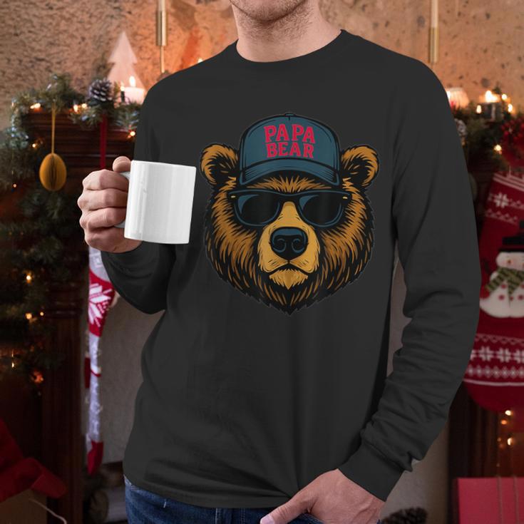 Papa Bear Father's Day Great Dad Joke Men Long Sleeve T-Shirt Papa Bear Father's Day Great Dad Joke Men Long Sleeve T-Shirt